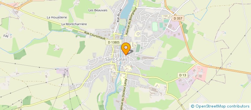 localisation de l'entreprise MAISON DES JEUNES ET DE LA CULTURE à SAINT-CALAIS