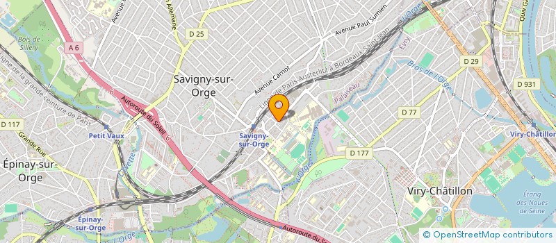 localisation de l'entreprise MAISON DES JEUNES ET DE LA CULTURE à SAVIGNY-SUR-ORGE