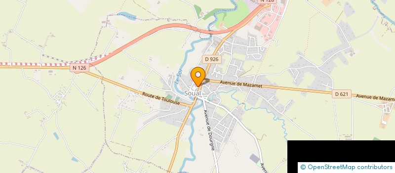 localisation de l'entreprise MAISON DES JEUNES ET DE LA CULTURE à SOUAL