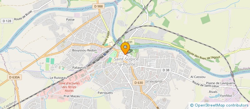 localisation de l'entreprise MAISON DES JEUNES ET DE LA CULTURE à SAINT-SULPICE-LA-POINTE