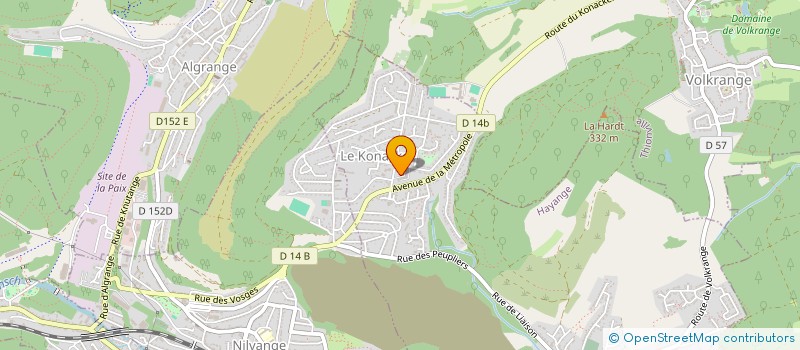 localisation de l'entreprise MAISON DES JEUNES ET DE LA CULTURE à HAYANGE