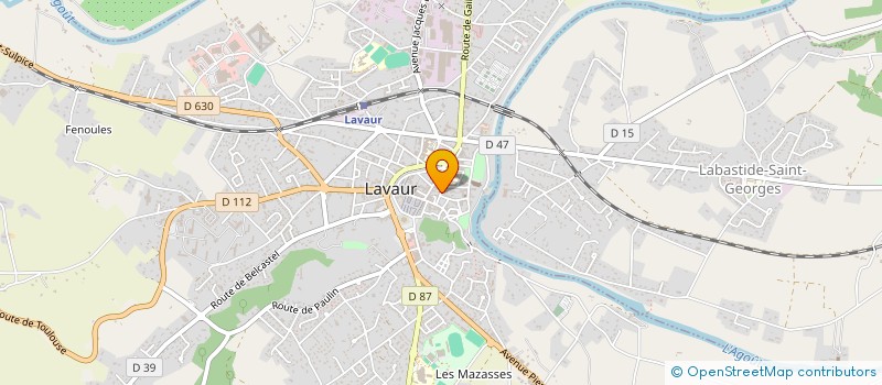 localisation de l'entreprise MAISON DES JEUNES ET DE LA CULTURE à LAVAUR