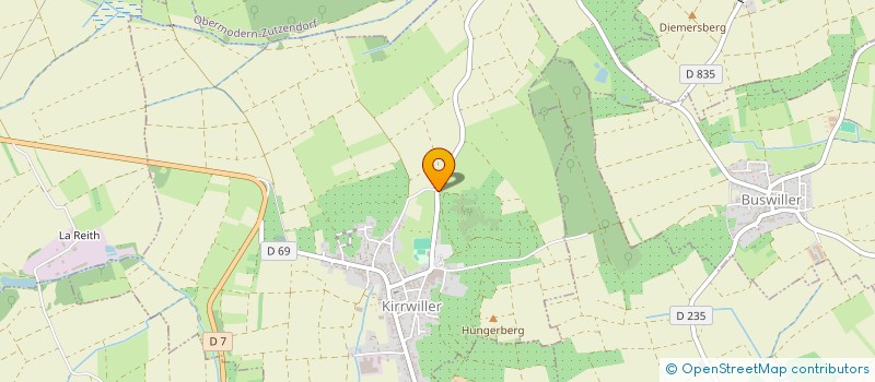 localisation de l'entreprise MAISON DES JEUNES ET DE LA CULTURE  KIRRWILLER