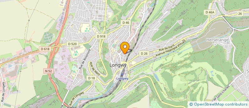 localisation de l'entreprise MAISON DES JEUNES ET DE LA CULTURE à LONGWY