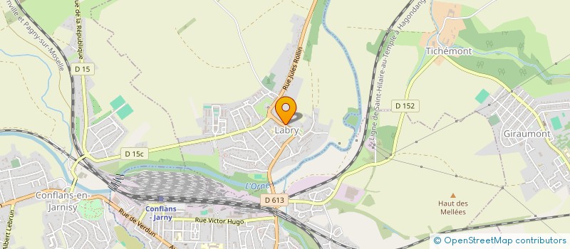 localisation de l'entreprise MAISON DES JEUNES ET DE LA CULTURE  LABRY