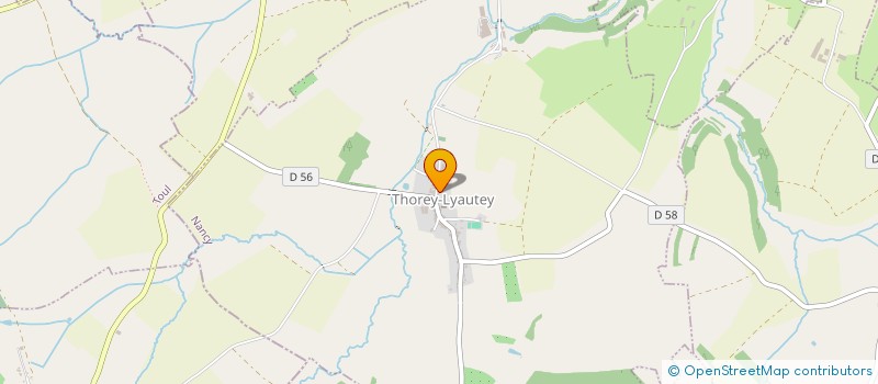 localisation de l'entreprise MAISON DES JEUNES ET DE LA CULTURE  THOREY-LYAUTEY
