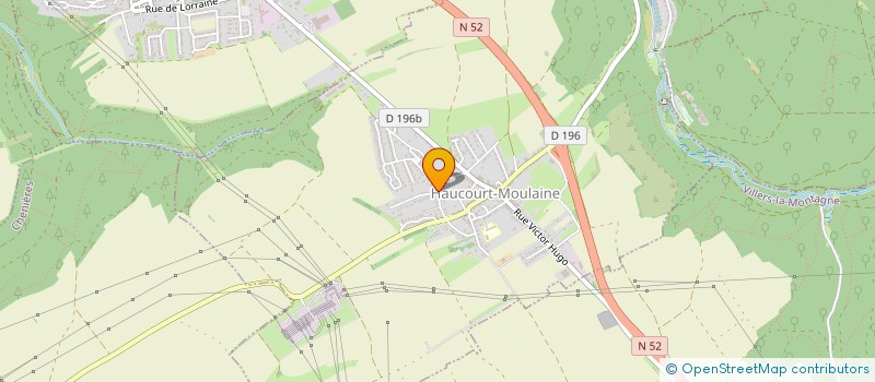 localisation de l'entreprise MAISON DES JEUNES ET DE LA CULTURE  HAUCOURT-MOULAINE