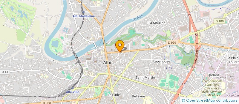 localisation de l'entreprise MAISON DES JEUNES ET DE LA CULTURE  ALBI