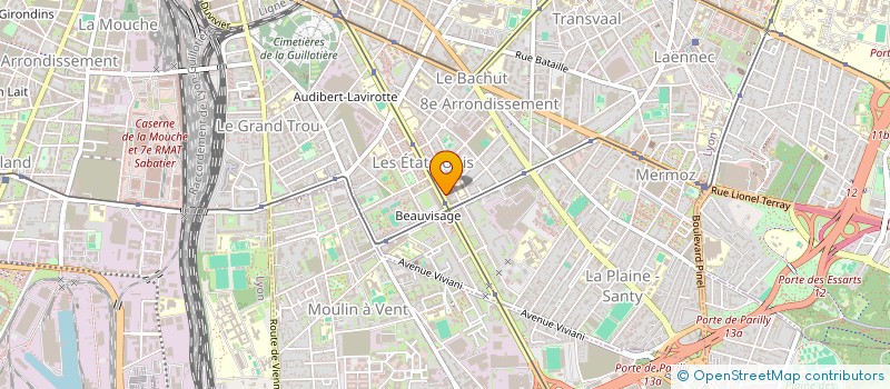 localisation de l'entreprise MAISON DES JEUNES ET DE LA CULTURE  LYON