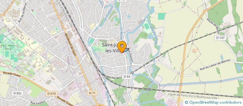 localisation de l'entreprise MAISON DES JEUNES ET DE LA CULTURE à SAINT-JULIEN-LES-VILLAS