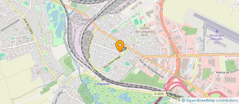 localisation de l'entreprise MAISON DES JEUNES ET DE LA CULTURE  LONGUEAU