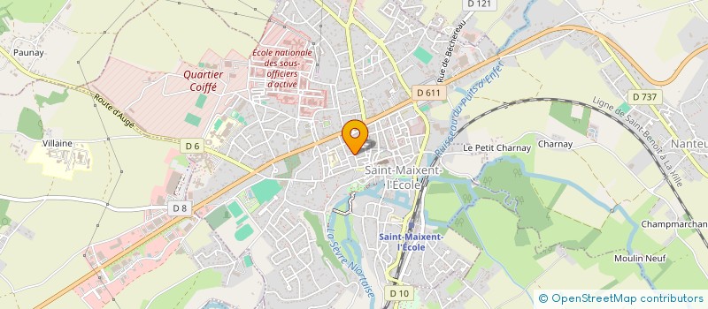 localisation de l'entreprise MAISON DES JEUNES ET DE LA CULTURE à SAINT-MAIXENT-L'ECOLE