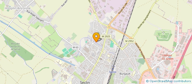 localisation de l'entreprise MAISON DES JEUNES ET DE LA CULTURE  SECLIN