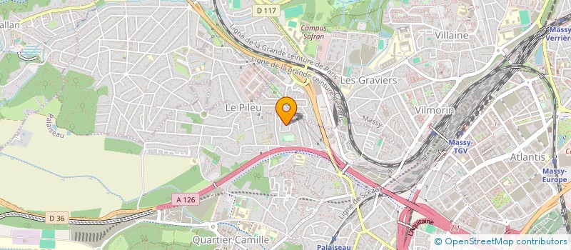 localisation de l'entreprise MAISON DES JEUNES ET DE LA CULTURE à PALAISEAU
