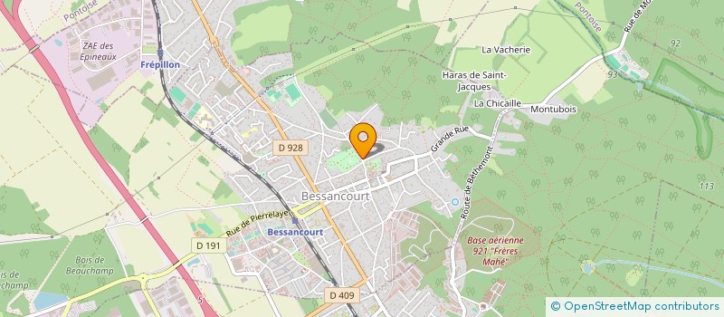 localisation de l'entreprise MAISON DES JEUNES ET DE LA CULTURE  BESSANCOURT