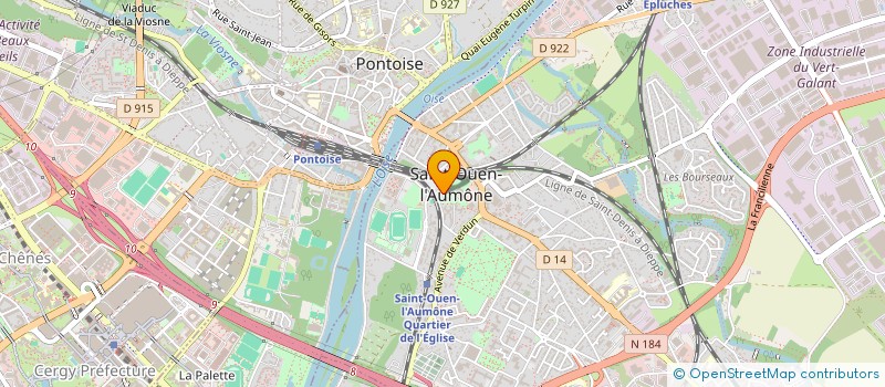 localisation de l'entreprise MAISON DES JEUNES ET DE LA CULTURE à SAINT-OUEN-L'AUMONE