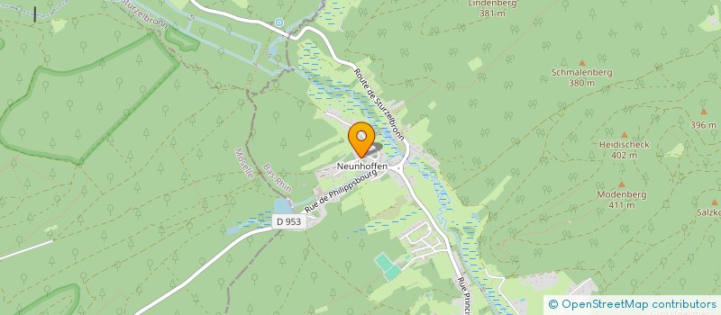 localisation de l'entreprise MAISON DES JEUNES ET DE LA CULTURE CLUB DE LA HEIDE  DAMBACH