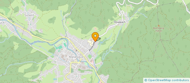 localisation de l'entreprise MAISON DES JEUNES ET DE LA CULTURE DE BOURBACH-LE-HAUT  BOURBACH-LE-HAUT