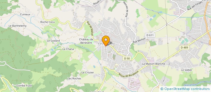 localisation de l'entreprise MAISON DES JEUNES ET DE LA CULTURE DE VAUGNERAY à VAUGNERAY