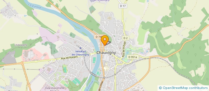 localisation de l'entreprise MAISON DES JEUNES ET DE LA CULTURE JEAN VASCA à CHAUVIGNY