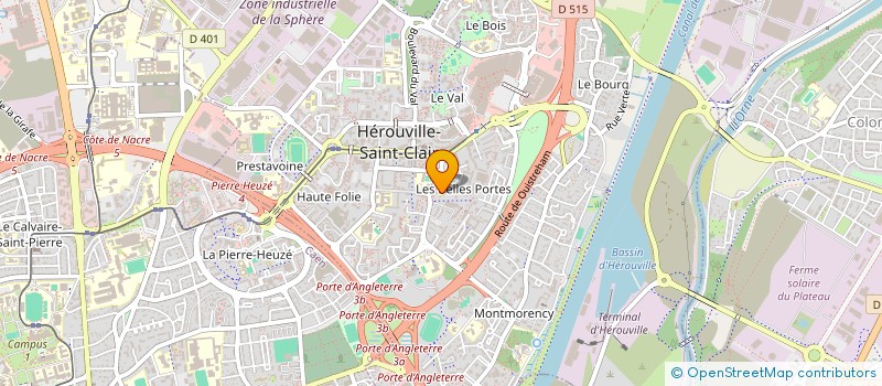 localisation de l'entreprise MAISON DES JEUNES ET DE LA CULTURE MAISON POUR TOUS à HEROUVILLE-SAINT-CLAIR
