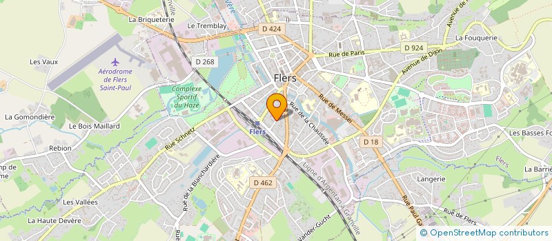 localisation de l'entreprise MAISON DES JEUNES ET DE LA CULTURE / MJC à FLERS