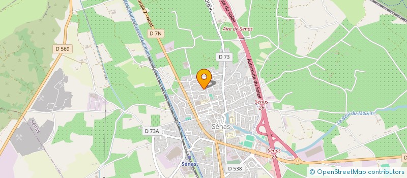 localisation de l'entreprise MAISON DES JEUNES ET DE LA DURANCE  SENAS