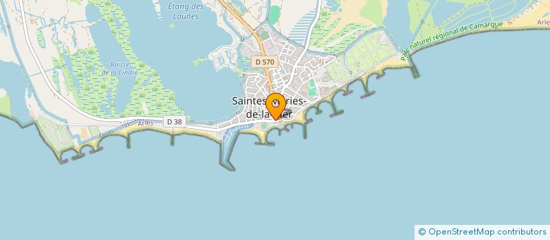 localisation de l'entreprise MAISON DES JEUNES LOISIRS ANIMATIONS  SAINTES-MARIES-DE-LA-MER