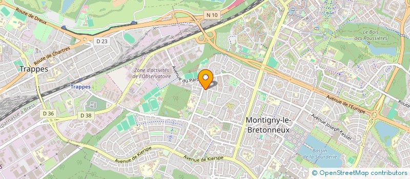 localisation de l'entreprise MAISON DES JEUNES MONTIG LE BR à MONTIGNY LE BRETONNEUX