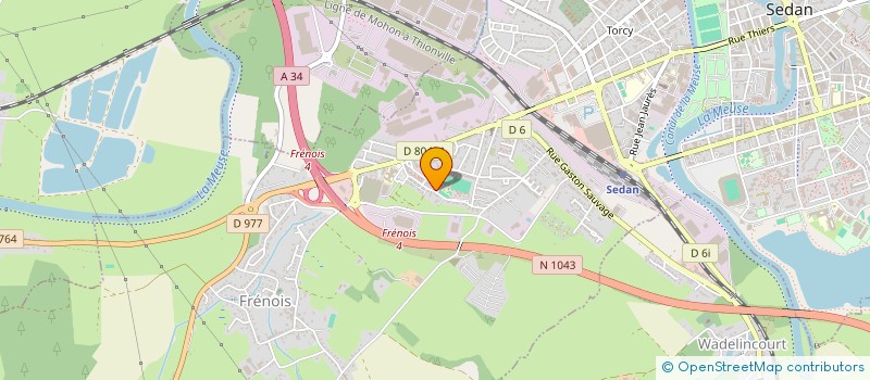 localisation de l'entreprise MAISON DES JEUNES SEDAN OUEST à SEDAN