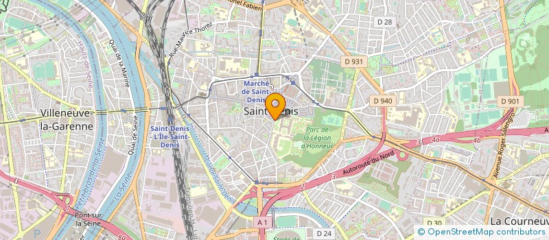 localisation de l'entreprise MAISON DES LEGIONNAIRES DE LA MAISON D'EDUCATION DE LA LEGION D'HONNEUR DE SAINT-DENIS (MDL MELH SD) à SAINT-DENIS