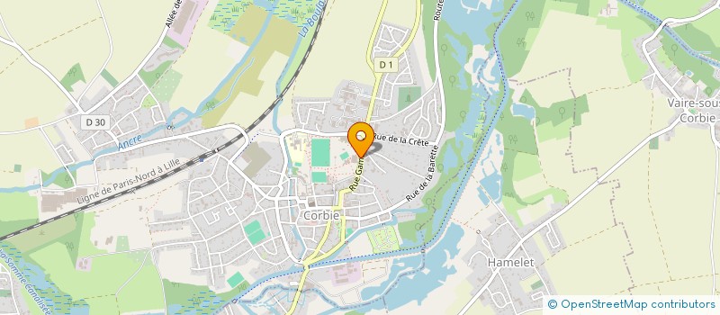 localisation de l'entreprise MAISON DES LOISIRS à CORBIE