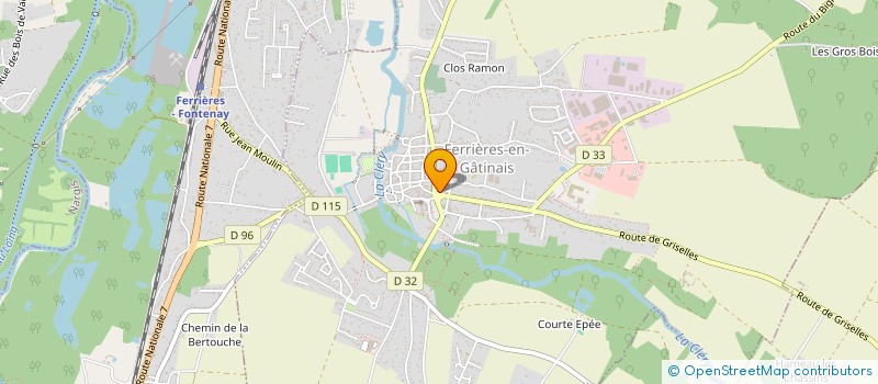 localisation de l'entreprise MAISON DES LOISIRS ET CULTURE à FERRIERES-EN-GATINAIS
