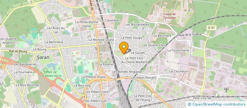 localisation de l'entreprise MAISON DES LOISIRS ET DE LA CULTURE à SARAN