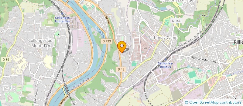 localisation de l'entreprise MAISON DES LOISIRS ET DE LA CULTURE  FONTAINES-SUR-SAONE