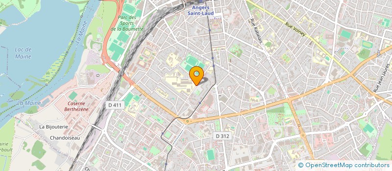 localisation de l'entreprise MAISON DES LYCEEN-NE-S CHEVROLLIER à ANGERS