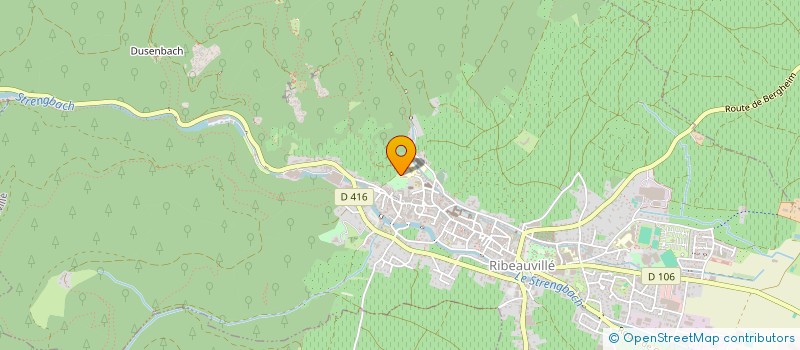 localisation de l'entreprise MAISON DES LYCEENS  RIBEAUVILLE