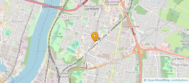 localisation de l'entreprise MAISON DES LYCEENS à LORMONT