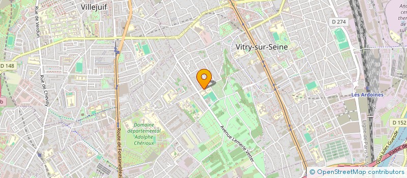localisation de l'entreprise MAISON DES LYCEENS à VITRY-SUR-SEINE