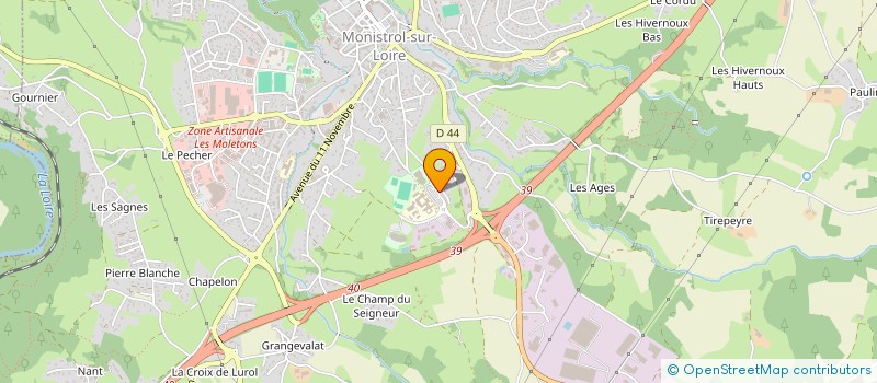 localisation de l'entreprise MAISON DES LYCEENS à MONISTROL-SUR-LOIRE