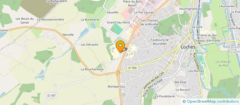 localisation de l'entreprise MAISON DES LYCEENS à LOCHES