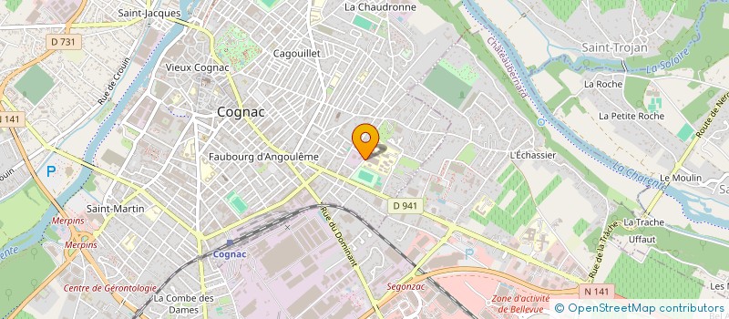 localisation de l'entreprise MAISON DES LYCEENS à COGNAC