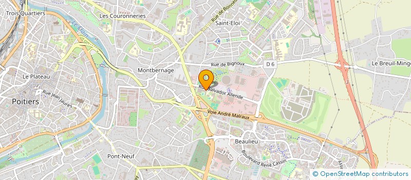localisation de l'entreprise MAISON DES LYCEENS à POITIERS