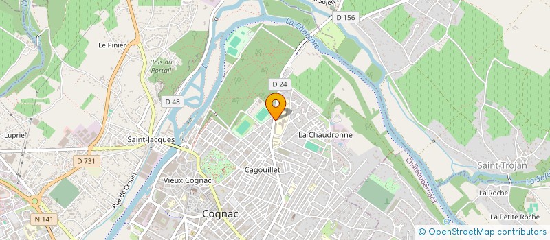 localisation de l'entreprise MAISON DES LYCEENS à COGNAC