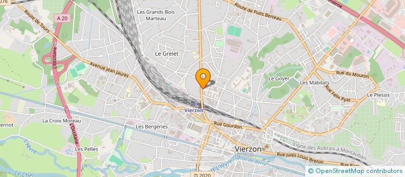 localisation de l'entreprise MAISON DES LYCEENS  VIERZON