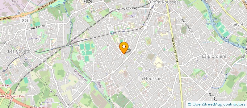 localisation de l'entreprise MAISON DES LYCEENS à REZE