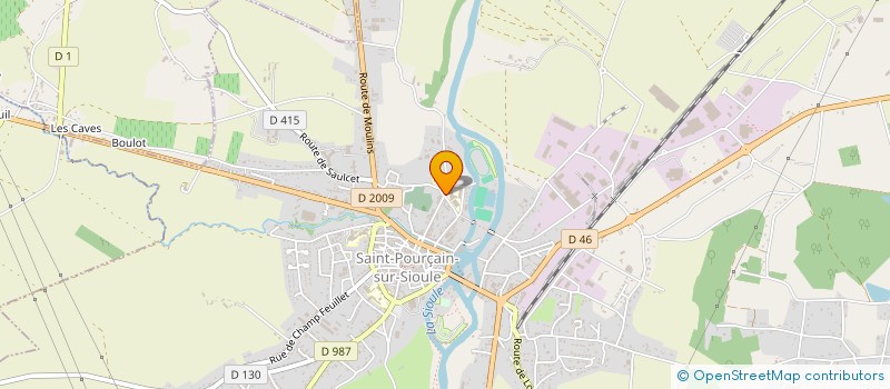 localisation de l'entreprise MAISON DES LYCEENS DE BLAISE DE VIGENERE  SAINT-POURCAIN-SUR-SIOULE