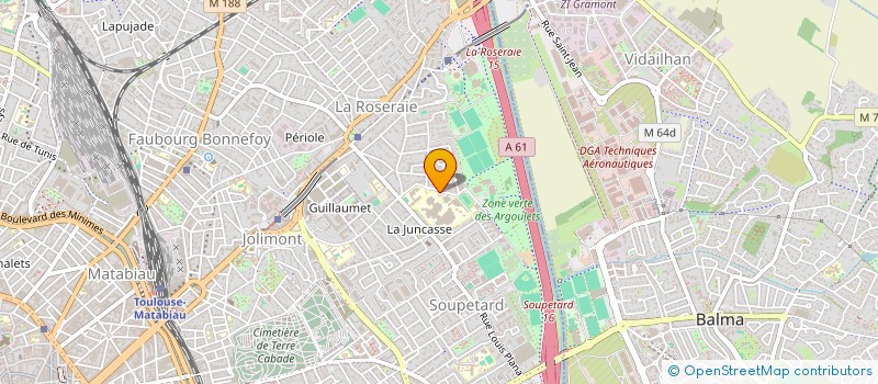 localisation de l'entreprise MAISON DES LYCEENS DE LA CITE SCOLAIRE JOLIMONT à TOULOUSE