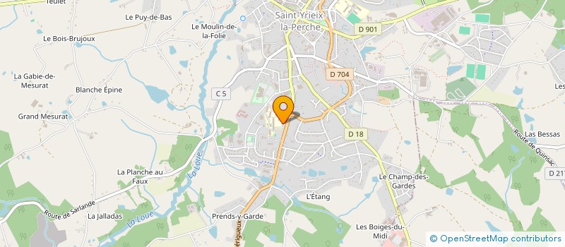 localisation de l'entreprise MAISON DES LYCEENS DES LYCEES DARNET à SAINT-YRIEIX-LA-PERCHE