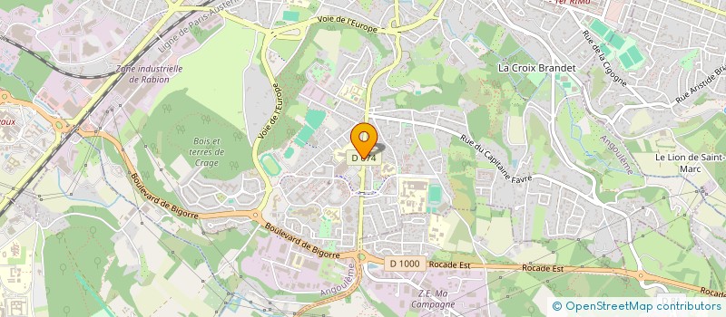 localisation de l'entreprise MAISON DES LYCEENS DU LISA à ANGOULEME